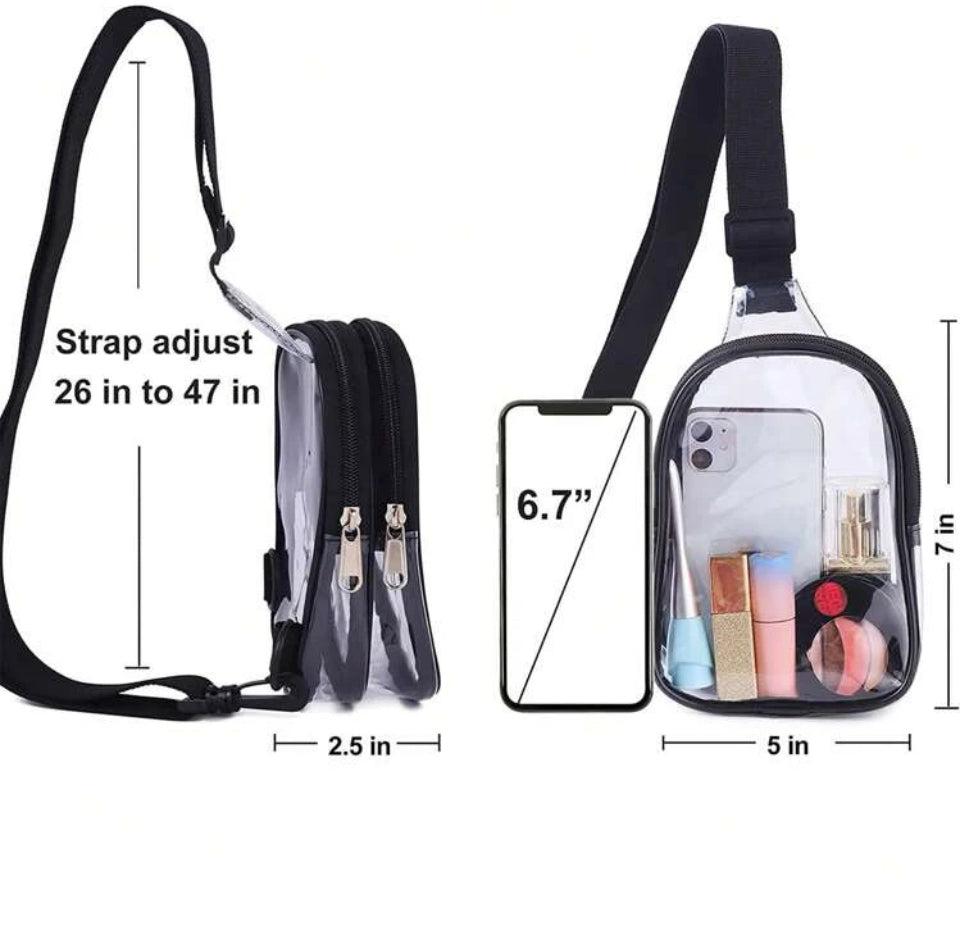 Crossbody Sling Bag Black