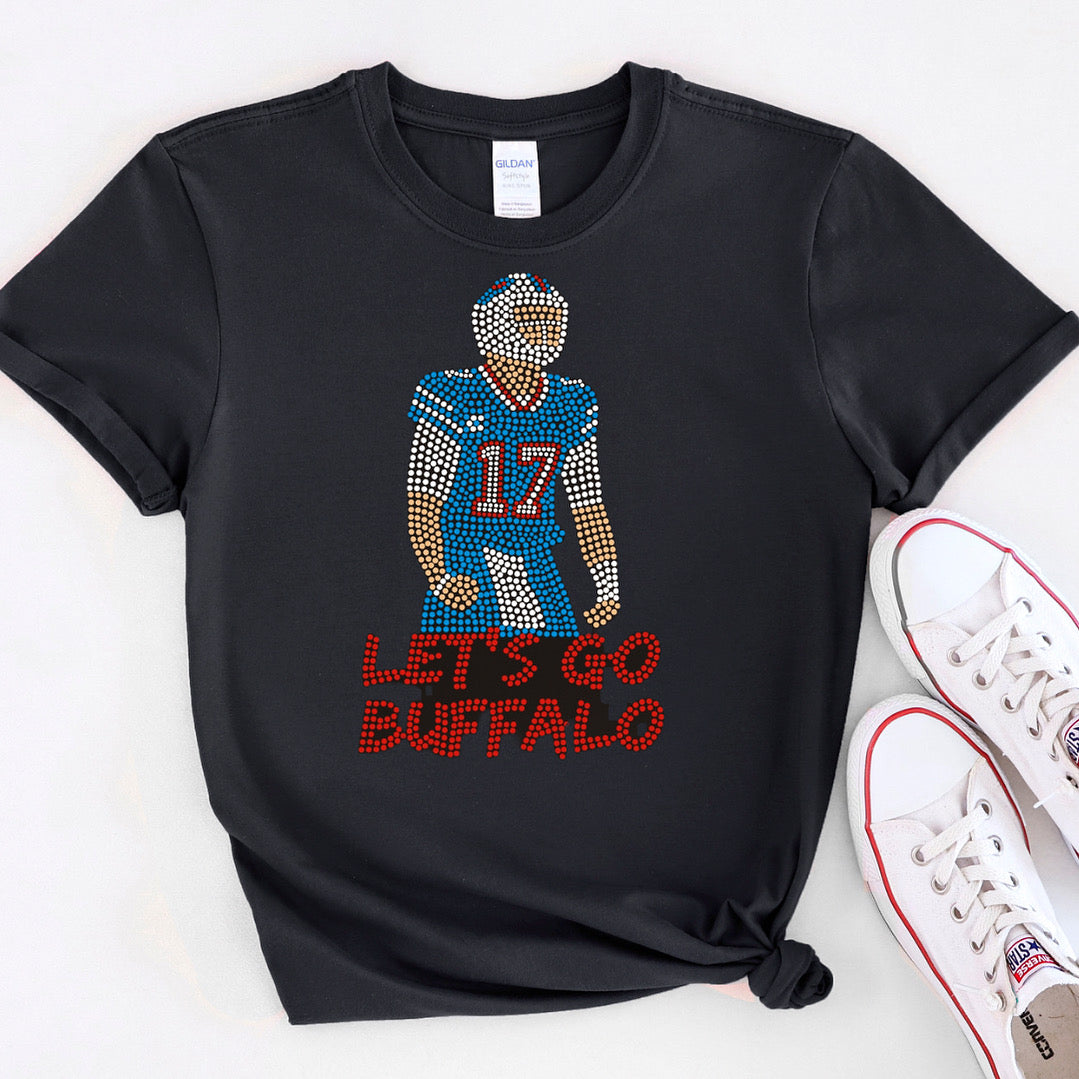 Women’s Fitted Tee Black “Let’s Go Josh”