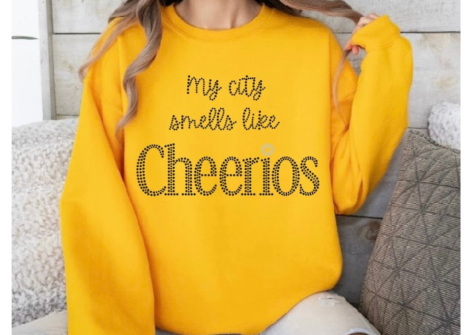 My City Smells Like Cheerios Crewneck