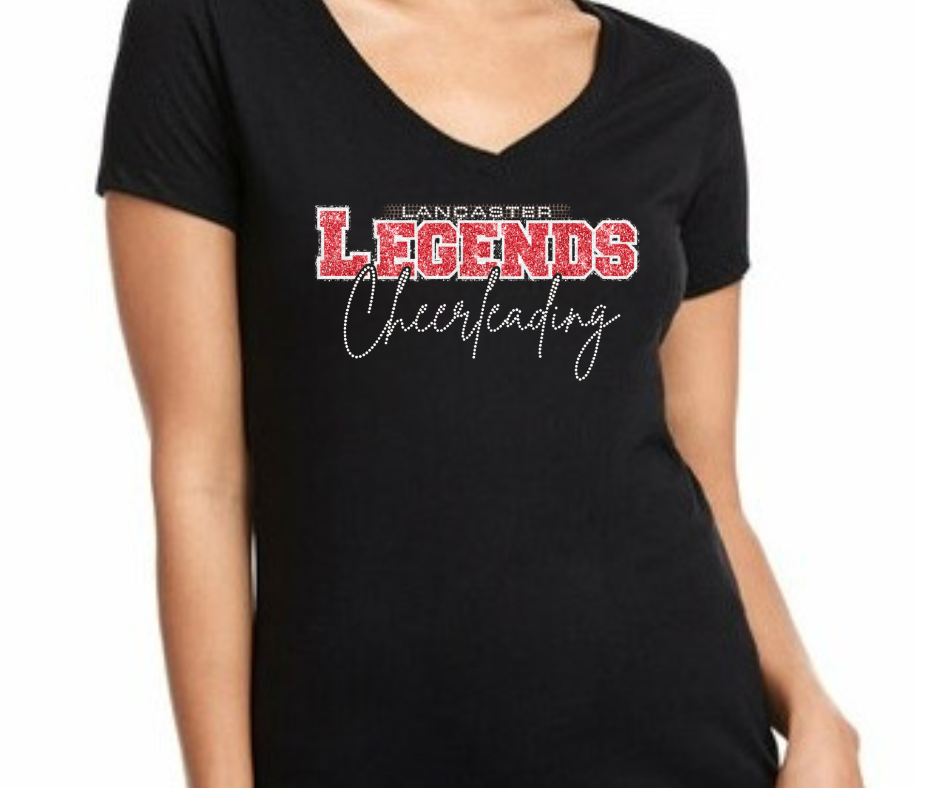 Lancaster Cheer V-Neck Tee