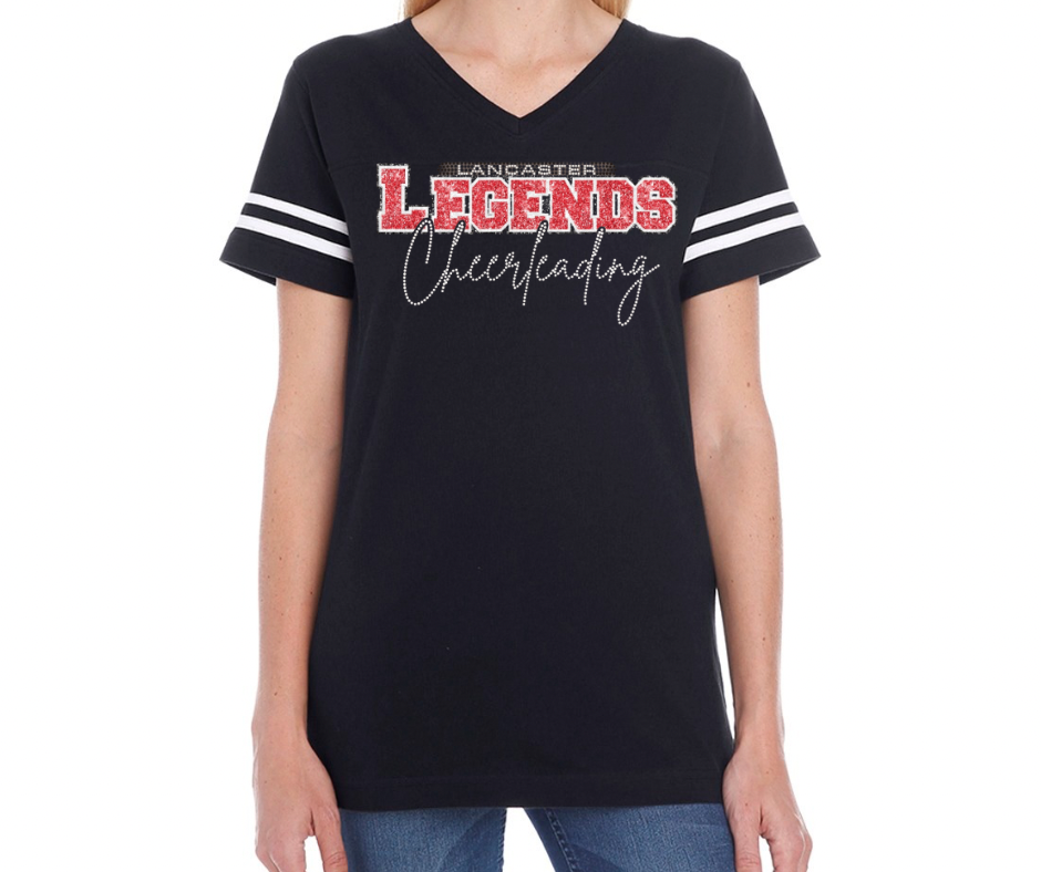 Lancaster Cheer Football V-Neck