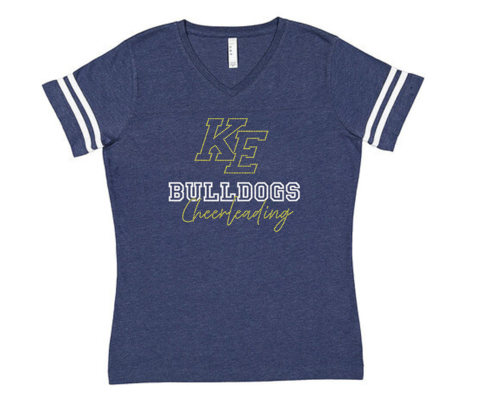 Kenmore East Cheer Football V-Neck
