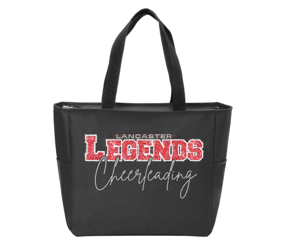 Lancaster Cheer Mom Essential Zip Tote
