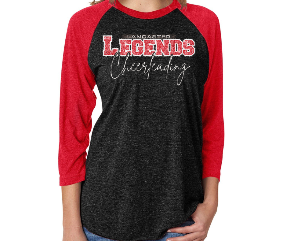 Lancaster Cheer Raglan Tee