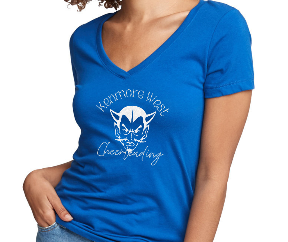 Kenmore West Cheer V-Neck Tee