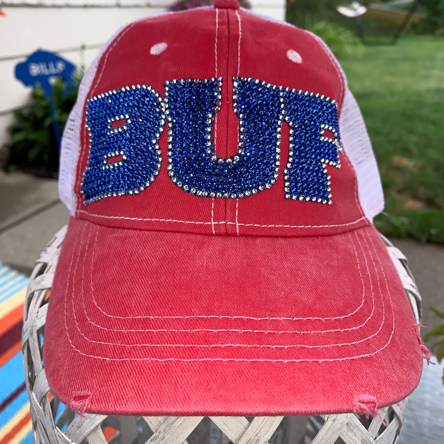Adjustable Red Trucker’s Cap