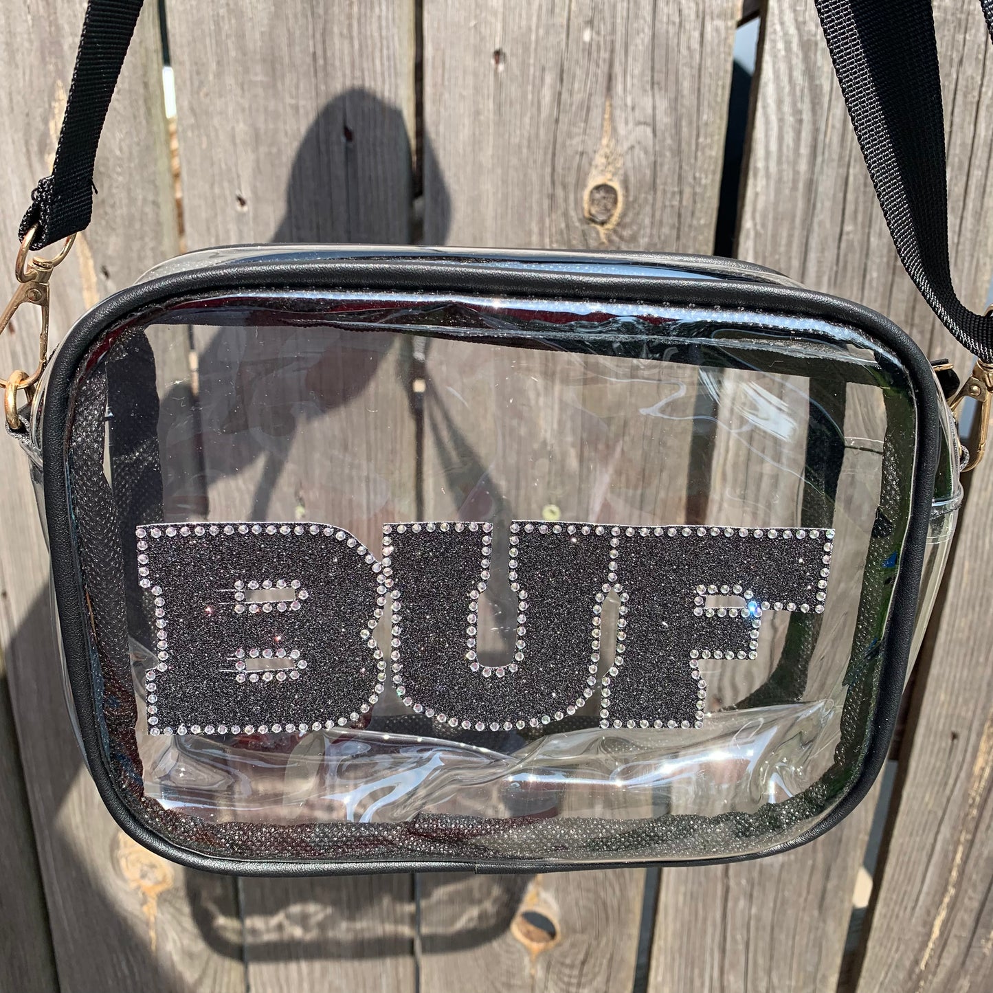 Crossbody Bag (black w/ black bling)