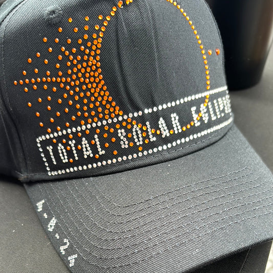 Adjustable Black Baseball Cap ECLIPSE