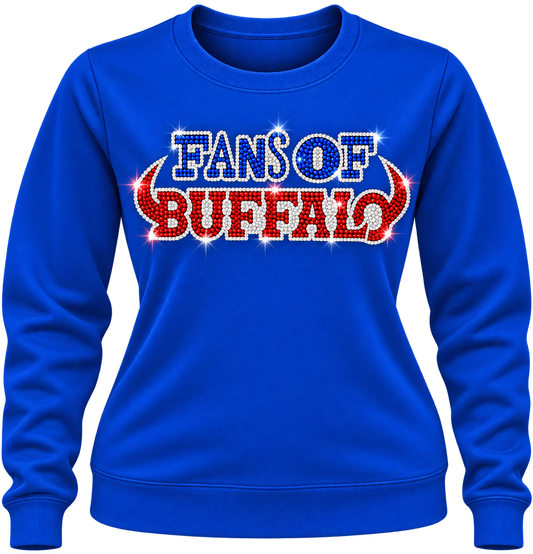 Fans Of Buffalo Crew Sweatshirt 🔵