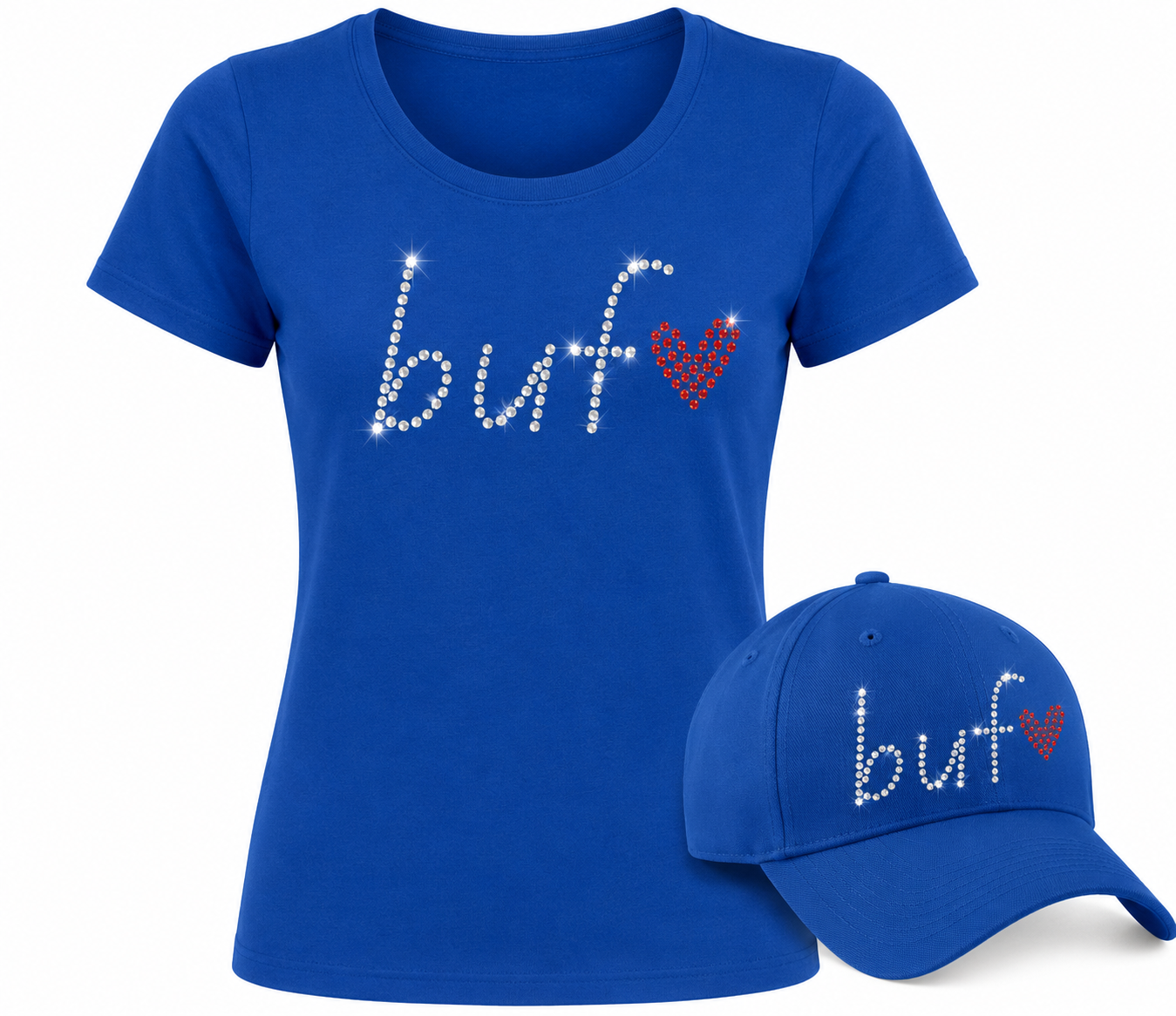 BUF Crewneck T-Shirt & Hat Combo