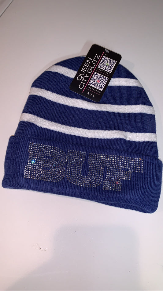 Beanie BUF Stripe Knit - Fleece Lined