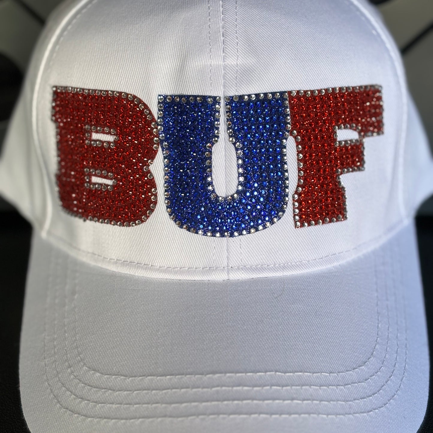 Adjustable BUF Baseball Cap w/Bling