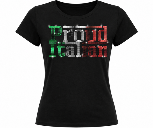 PROUD ITALIAN Crewneck T-Shirt