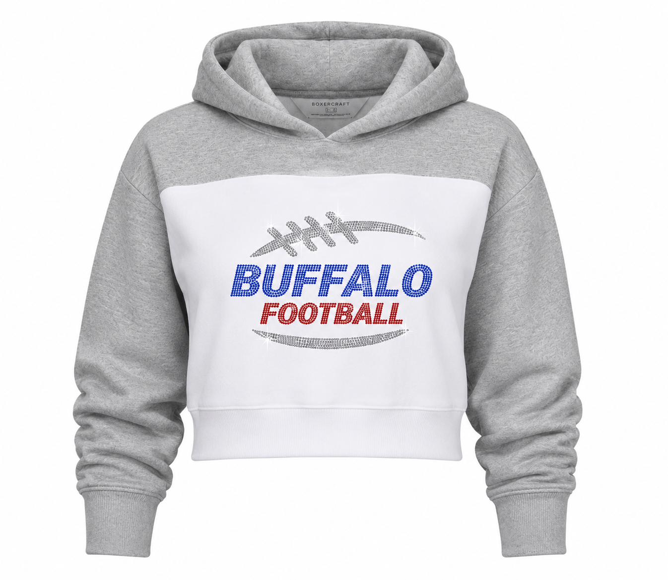Buffalo Football Crop Hoodie