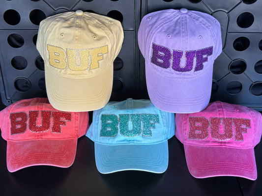 Adjustable Pastel Baseball Cap w/Bling