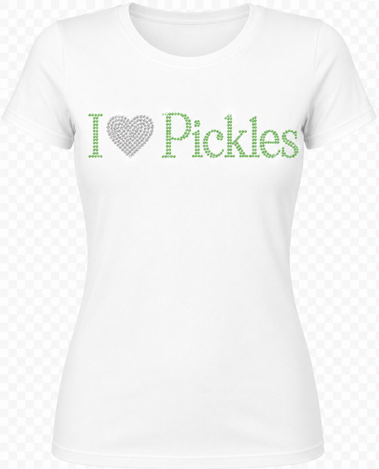 I 🤍 Pickles Crewneck T-Shirt