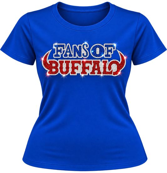 Fans Of Buffalo Crewneck Tee 🔵