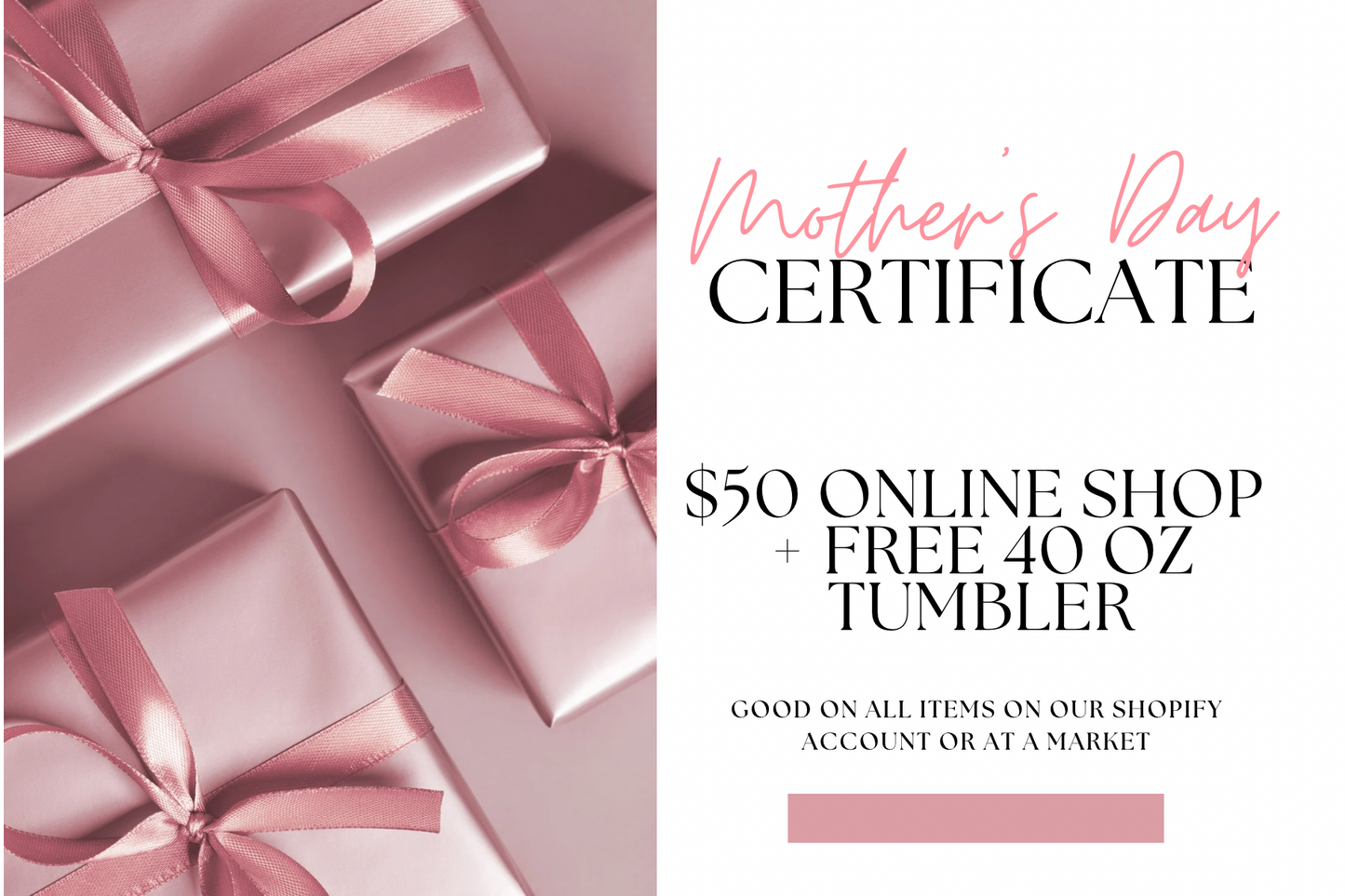 Mother’s Day Certificate