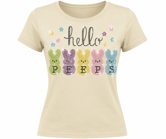 HELLO PEEPS Crewneck T-Shirt