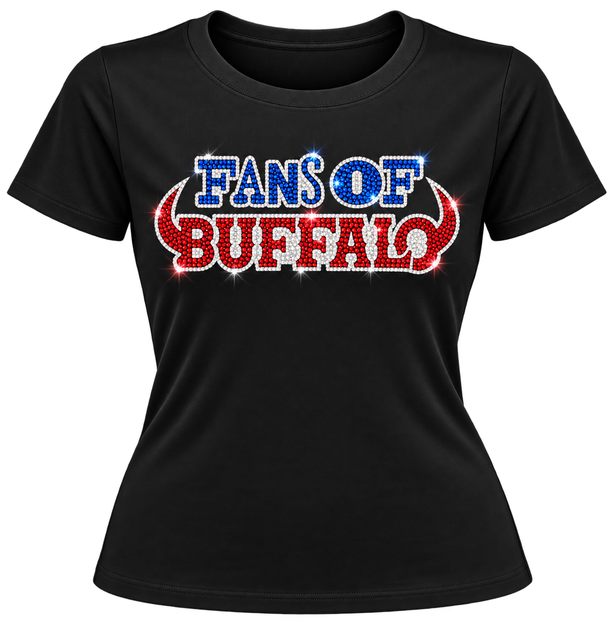 Fans Of Buffalo Crewneck Tee ⚫️