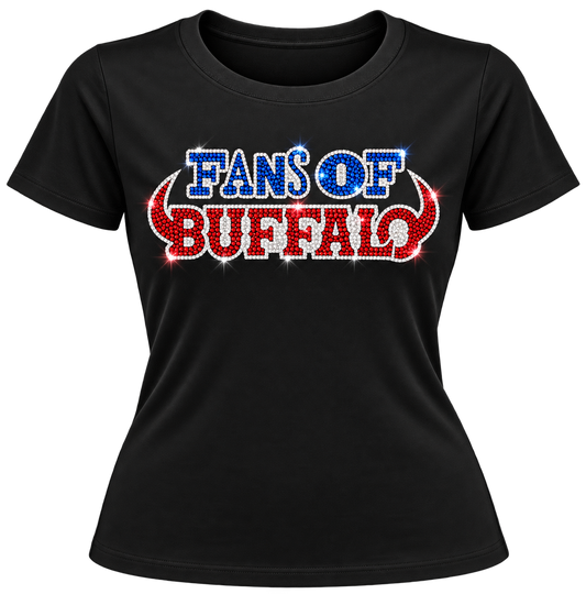 Fans Of Buffalo Crewneck Tee ⚫️