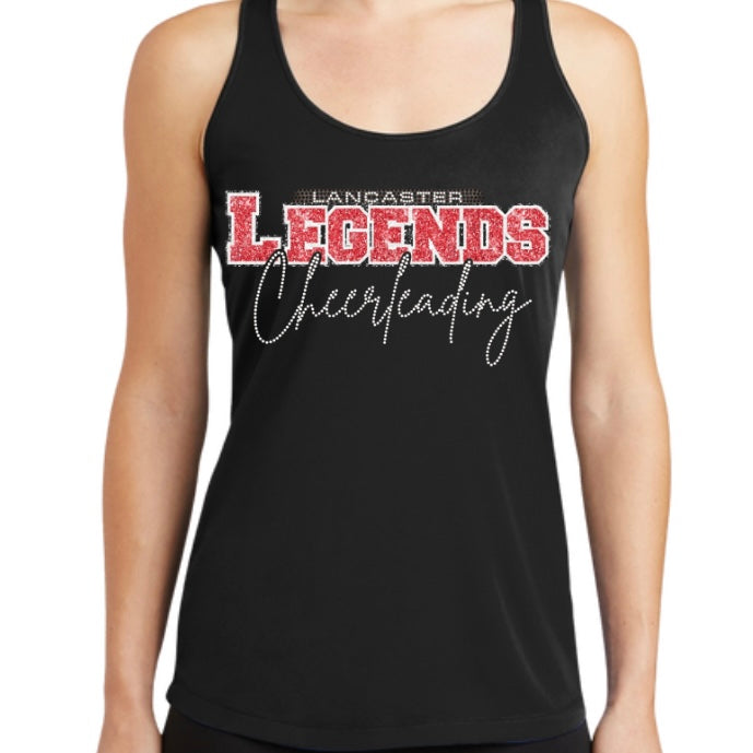 Lancaster Cheer Razorback Performance Tank