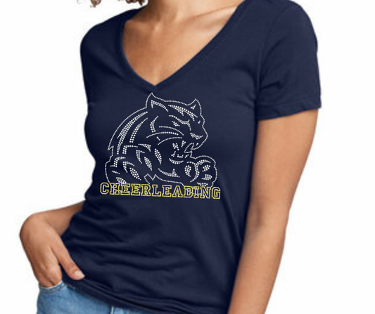 Sweethome Cheer V-Neck Tee