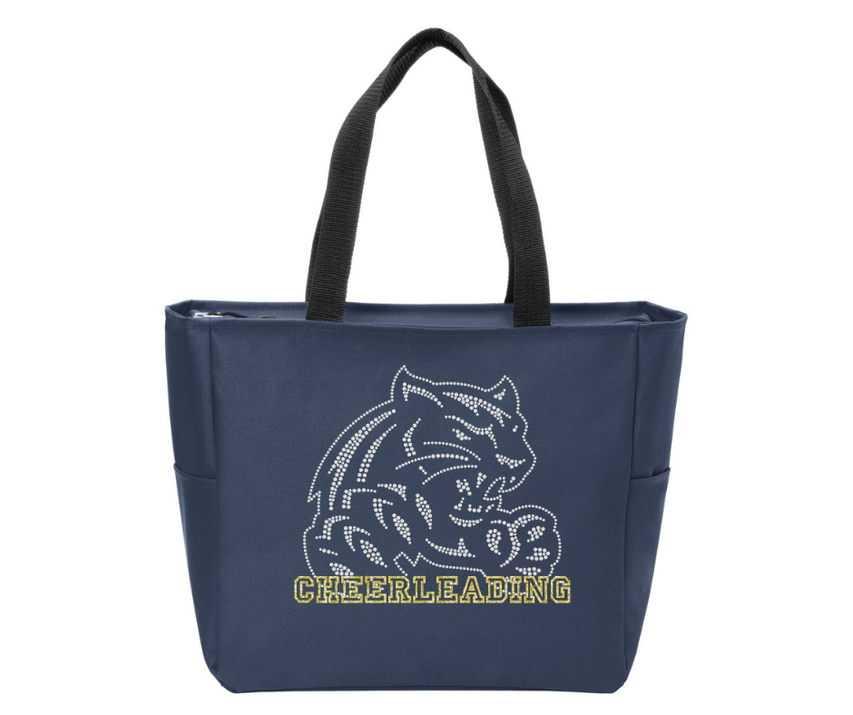 Sweethome Cheer Mom Essential Zip Tote