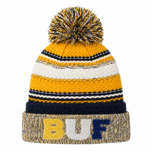 BUFFALO HOCKEY Pom Knit Hat