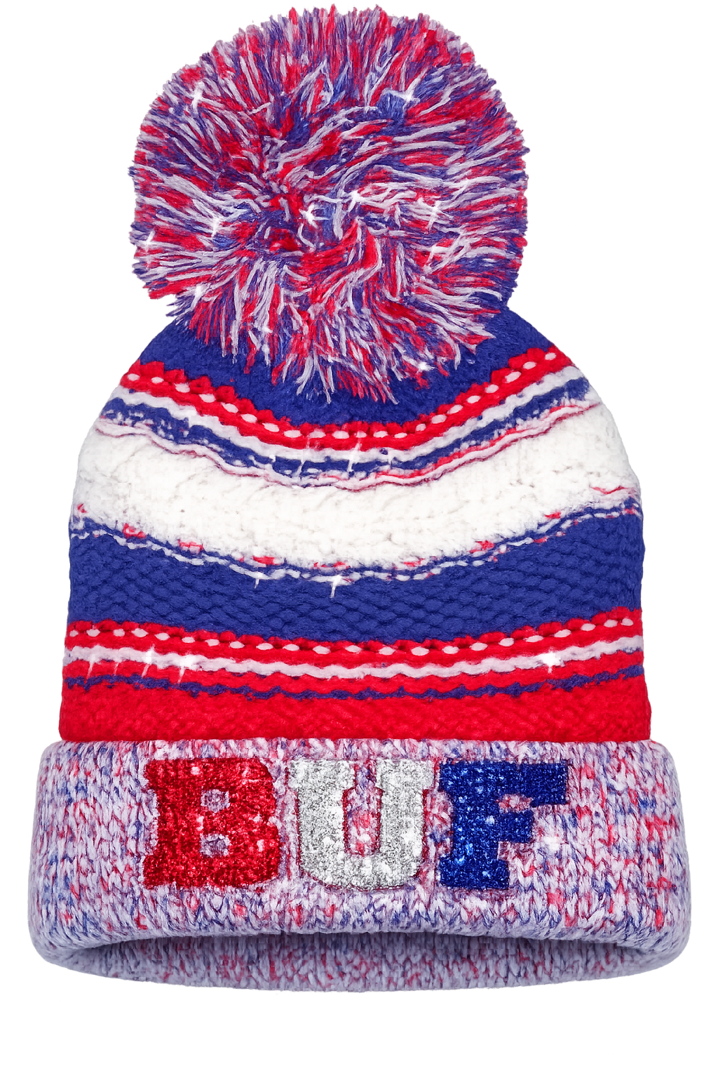 BUFFALO FOOTBALL Pom Knit Hat