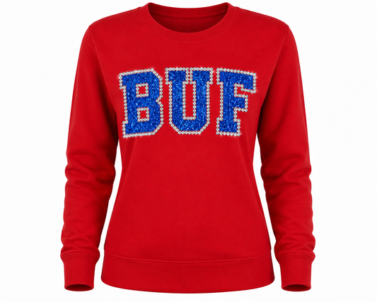 BUFFALO FOOTBALL Crewneck Sweatshirt