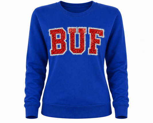 BUFFALO FOOTBALL Crewneck Sweatshirt