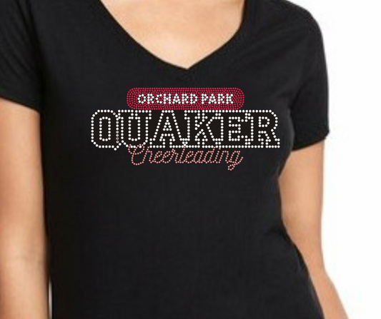 OP Cheer V-Neck Tee