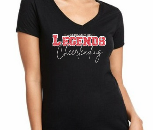 Lancaster Cheer V-Neck Tee