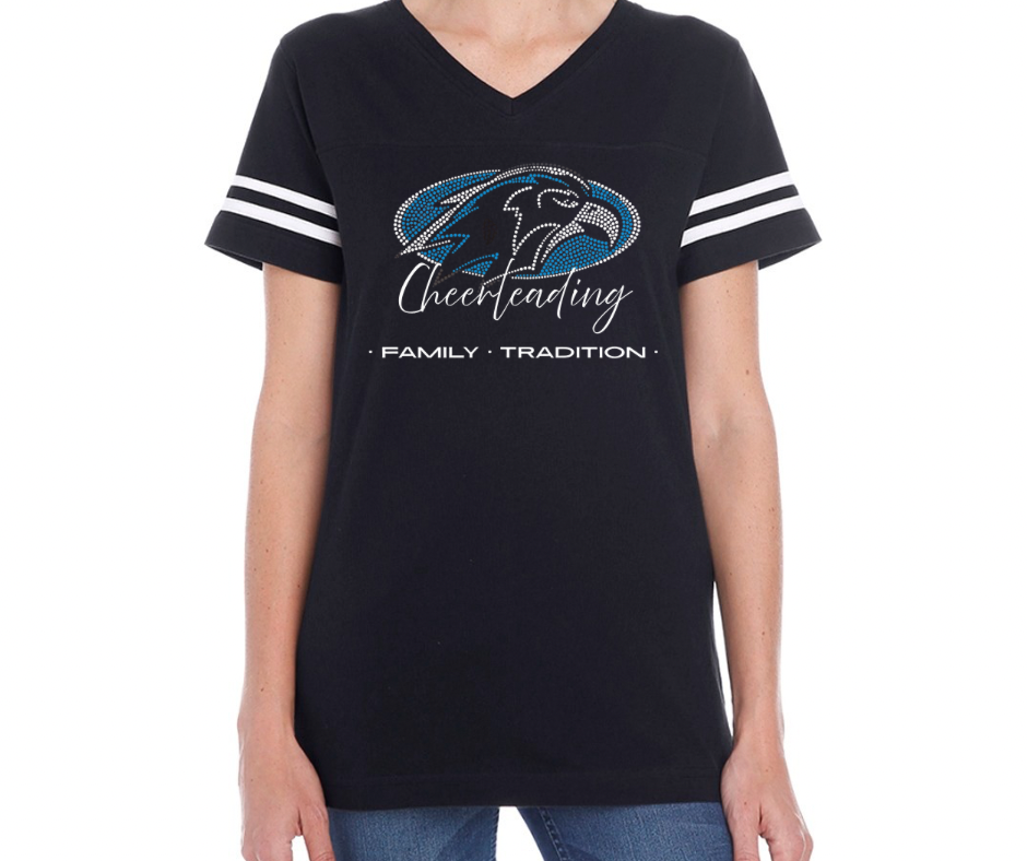 Frontier Cheer Football V-Neck