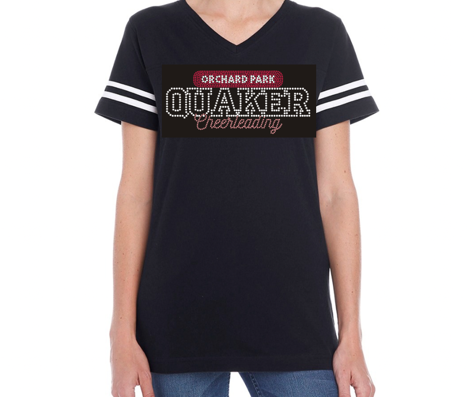 OP Cheer Football V-Neck