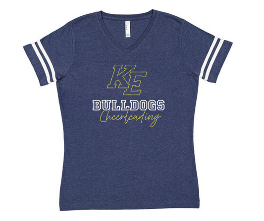 Kenmore East Cheer Football V-Neck