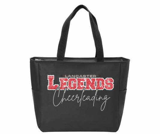 Lancaster Cheer Mom Essential Zip Tote