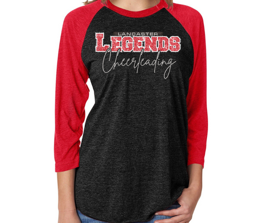 Lancaster Cheer Raglan Tee