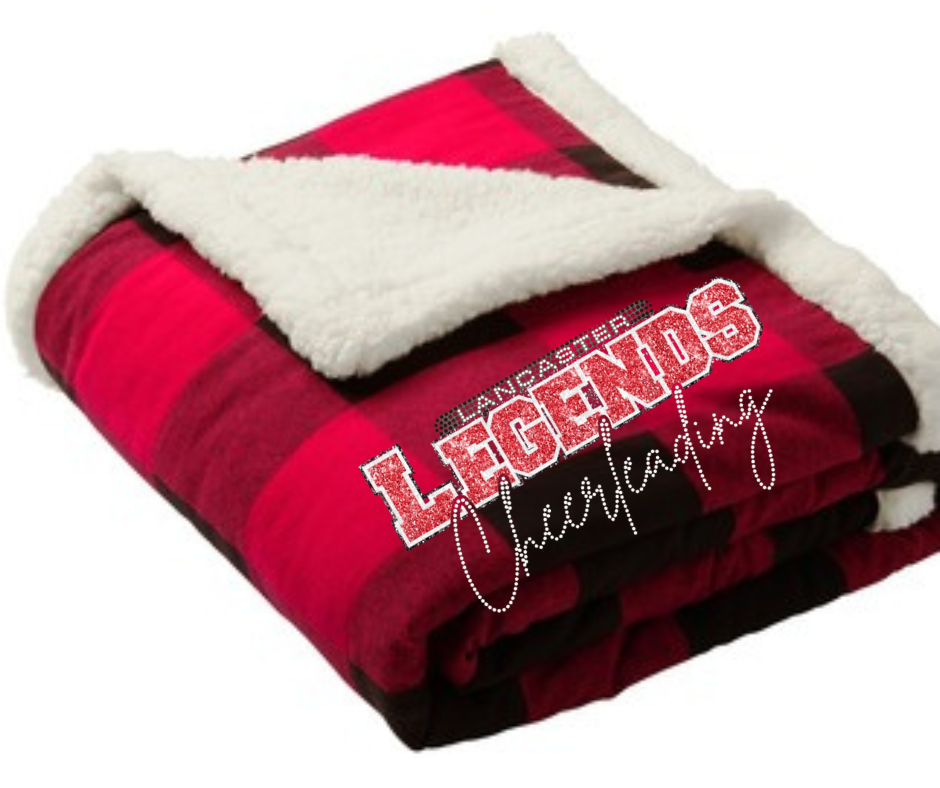Lancaster Cheer Sherpa Stadium Blanket