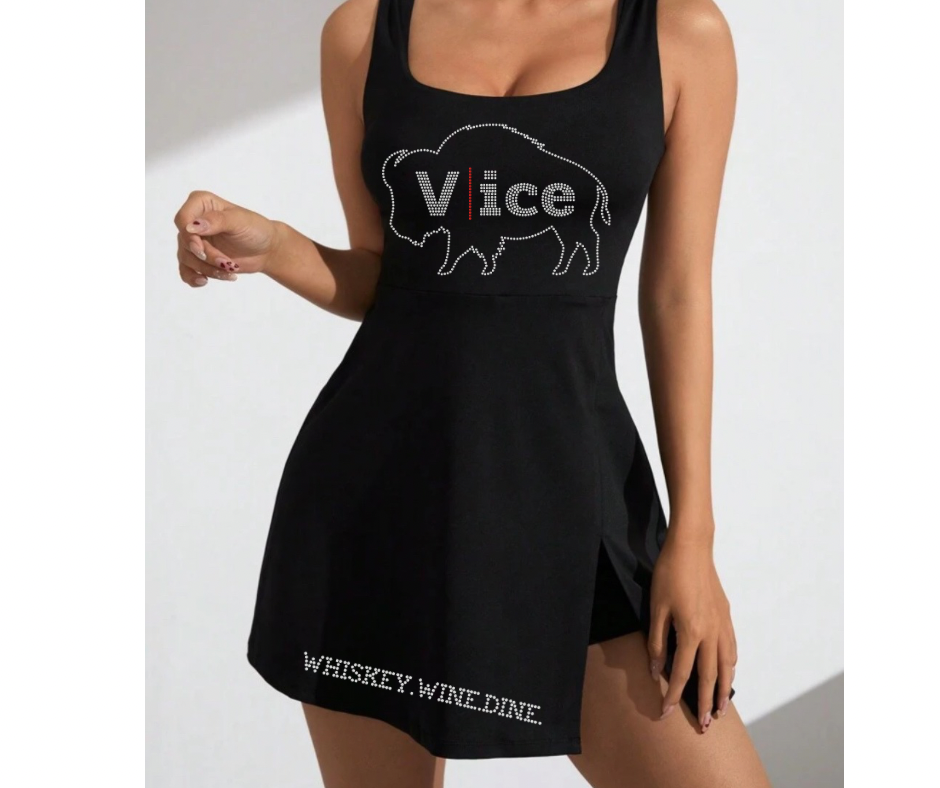 Women's Solid Knot Sports Dress