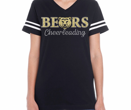 JFK Cheer Football V-Neck