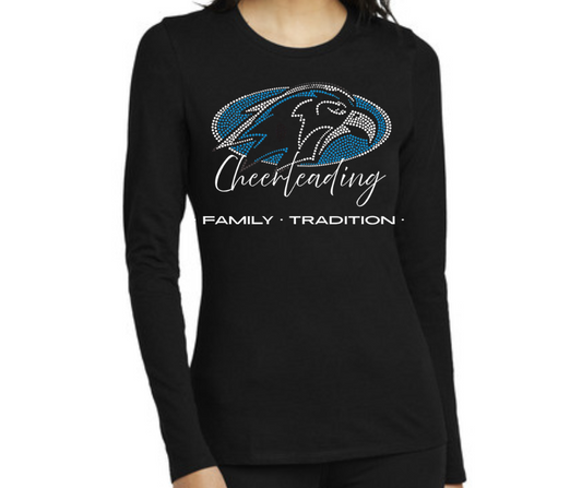 Frontier Cheer LS Crewneck Tee