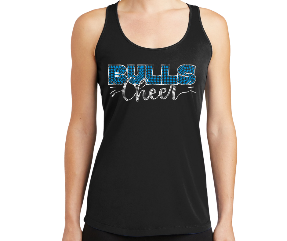 UB BULLS Cheer Razorback Performance Tank