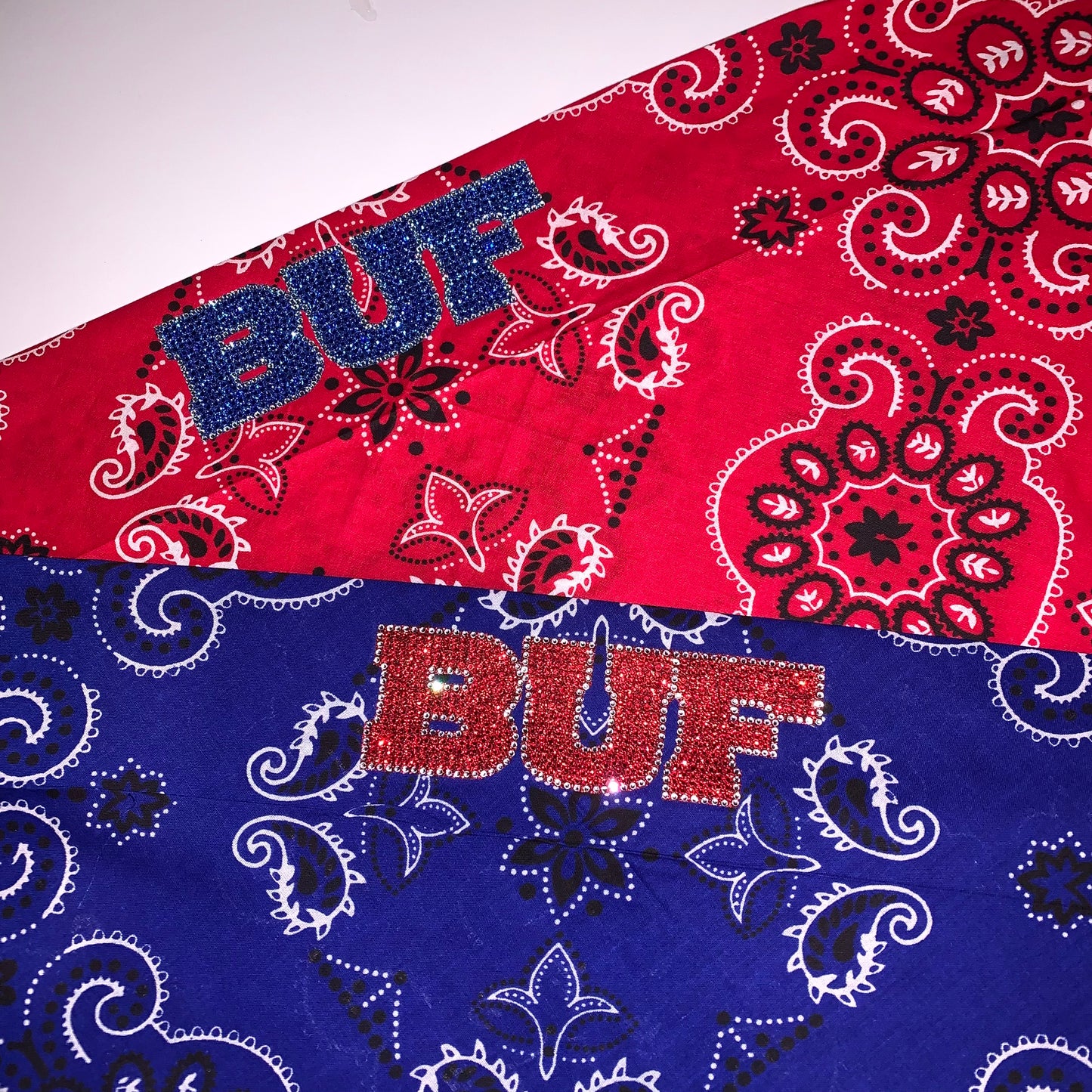 Women’s Royal Bandanna Top w/Red Bling