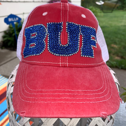 Adjustable Red Trucker’s Cap