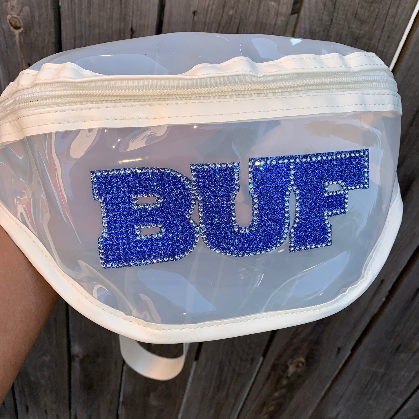 BUF White/Royal Game Day Fanny (white)